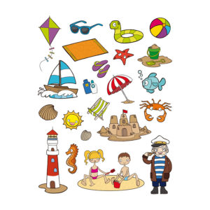 Autocollants Plage – Image 2