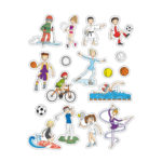 Autocollants de sport 2 11441-apli-enfants