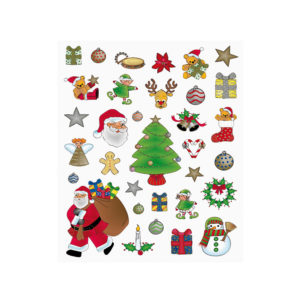 Autocollants de Noël 3 Autocollants de Noël – Image 2