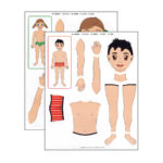 Stickers Corps Fille et Garçon 2 11868-apli-enfants