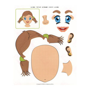 Autocollants Visage Fille et Garçon 6 Autocollants Visage Fille et Garçon – Image 3