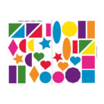 Stickers A4 Formes Géométriques XL 2 12826-apli-enfants