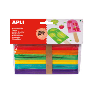 Bâtonnets de bois colorés – Image 1