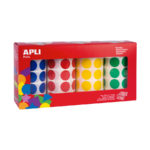 Cercles colorés 20 mm - 4 couleurs 2 13793-apli-enfants