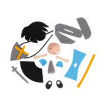 Kit d'artisanat Chevalier 3 14088-présentation-apli-kids