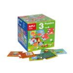 Cube avec 3 puzzles 3 14114a-apli-kids