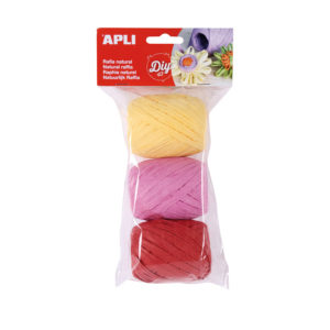 Nuances de bonbon raphia naturel