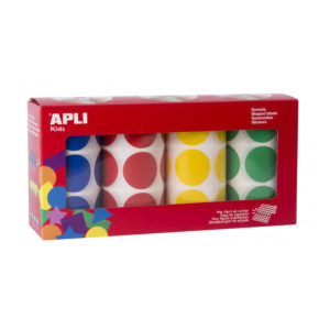 Gekleurde Cirkels 33 mm - 4 kleuren