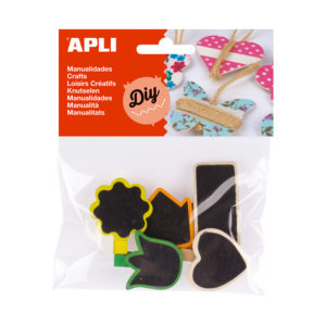 Clips d'artisanat en bois tableau noir 35mm 1 Clips d'artisanat en bois tableau noir 35mm – Image 1