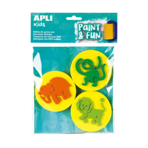 Tampons de peinture animaux de la jungle 1 Tampons de peinture animaux de la jungle – Image 1