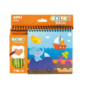 Transport de livre de coloriage avec des crayons 1 Transport de livre de coloriage avec des crayons – Image 1