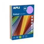 Papier de couleur assorti A4 1 15286-apli-enfants