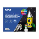 Feuille d'aluminium colorée 1 16649-apli-enfants