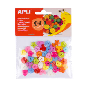Boutons plastique formes 12 mm – Image 1