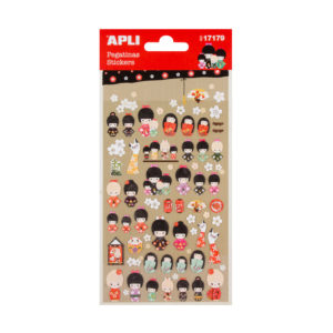 Autocollants poupées japonaises 1 Autocollants poupées japonaises – Image 1