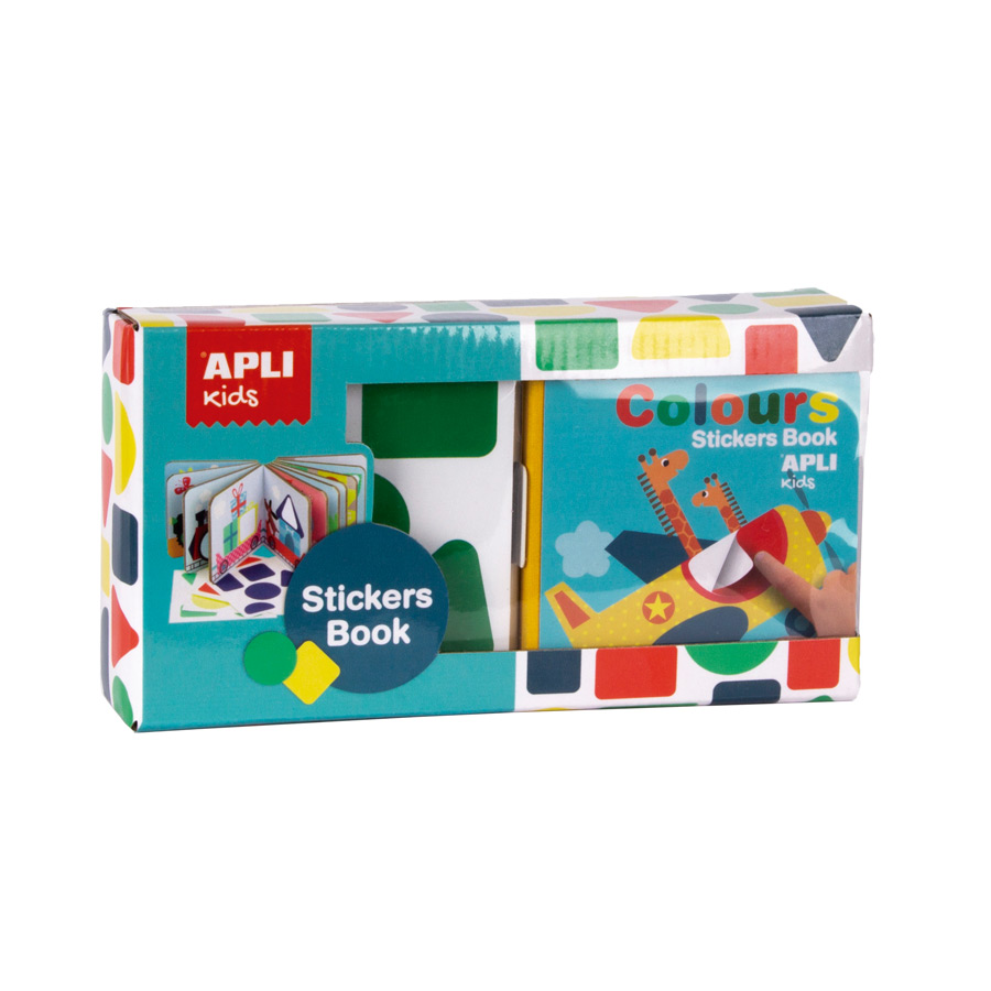 APLI Kids Mon Premier Livre D'autocollants - Apprendre Les Formes