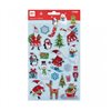 Stickers Père Noël et Animaux 1 19266-kerst-stickers