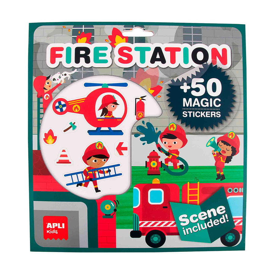 Stickerspel Brandweerkazerne
