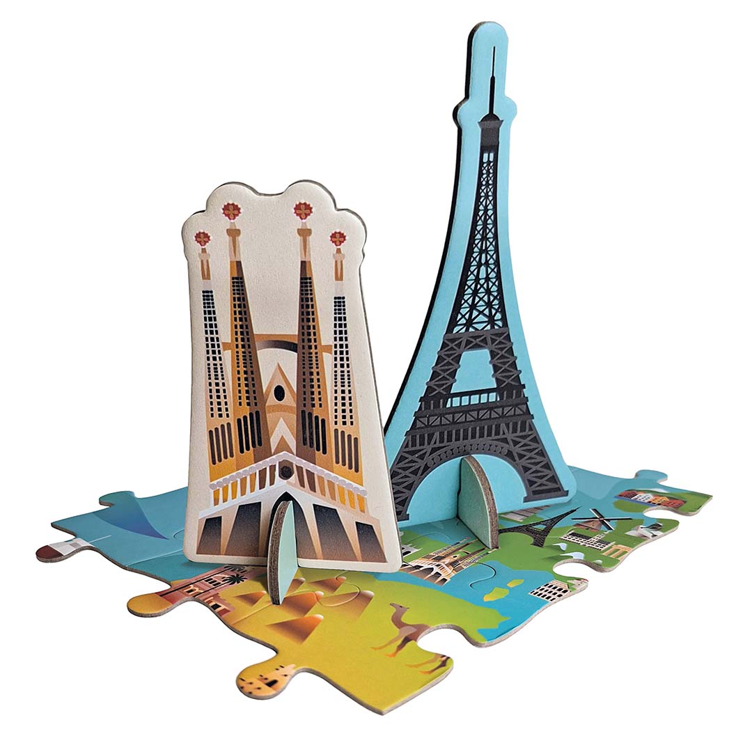 Wereldmonumenten Puzzel – De Wereld in 240 Stukjes! 2 20632 3d puzzel wereldmonument voorbeeld