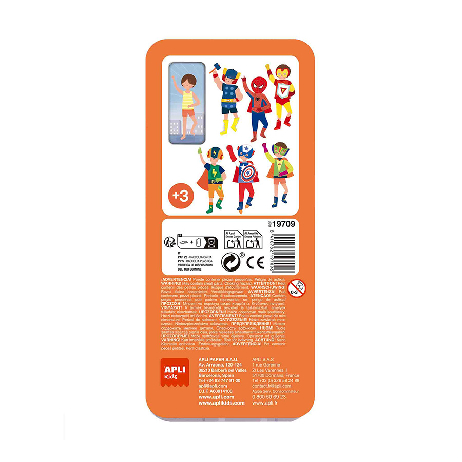 aplikids 19709 magneetspel superhelden