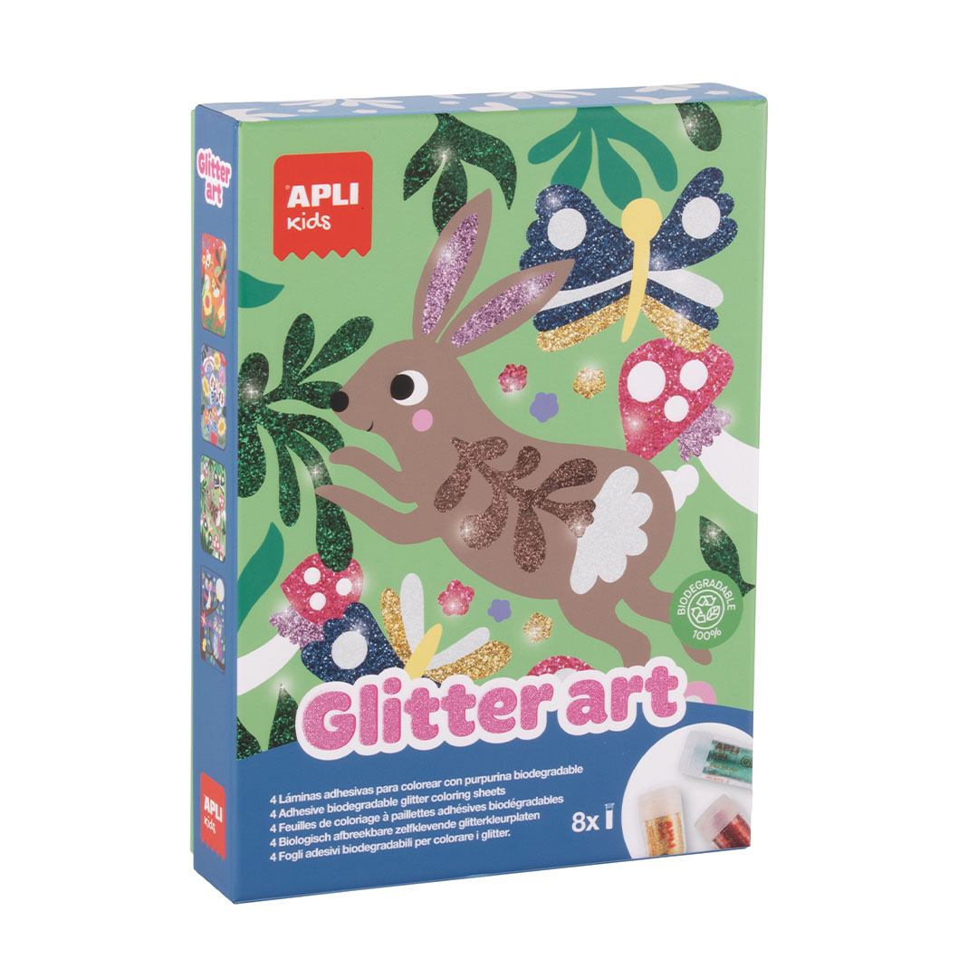 APLI Kids 28 Glitter Art Bio