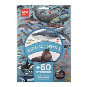 APLI Kids 40 Stickerset Zeedieren