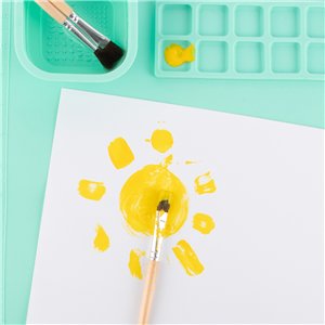 Groene siliconen schilder- & Knutselmat 10 Groene siliconen schilder- & Knutselmat – Image 5