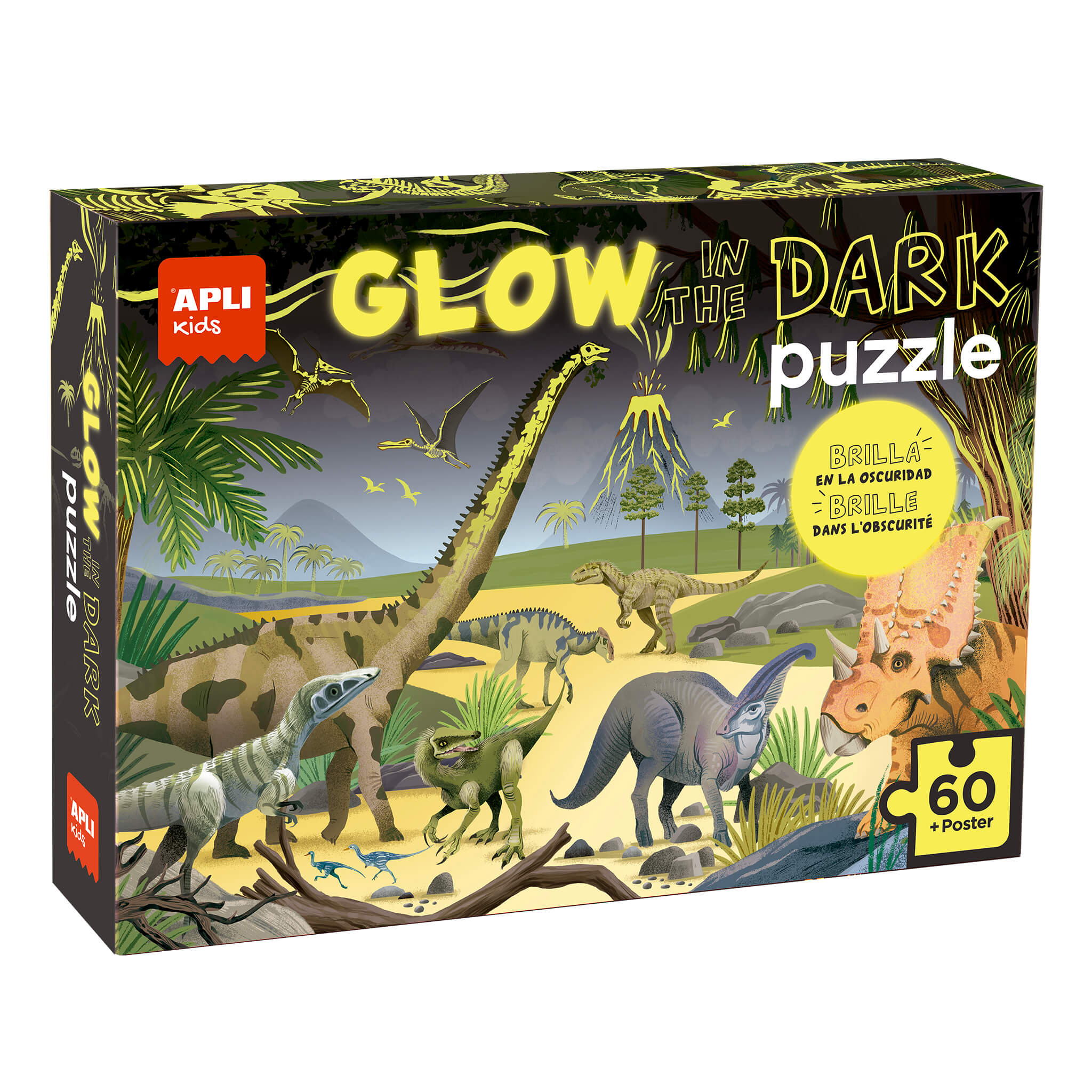 APLI Kids Dinosaure Phosphorescent